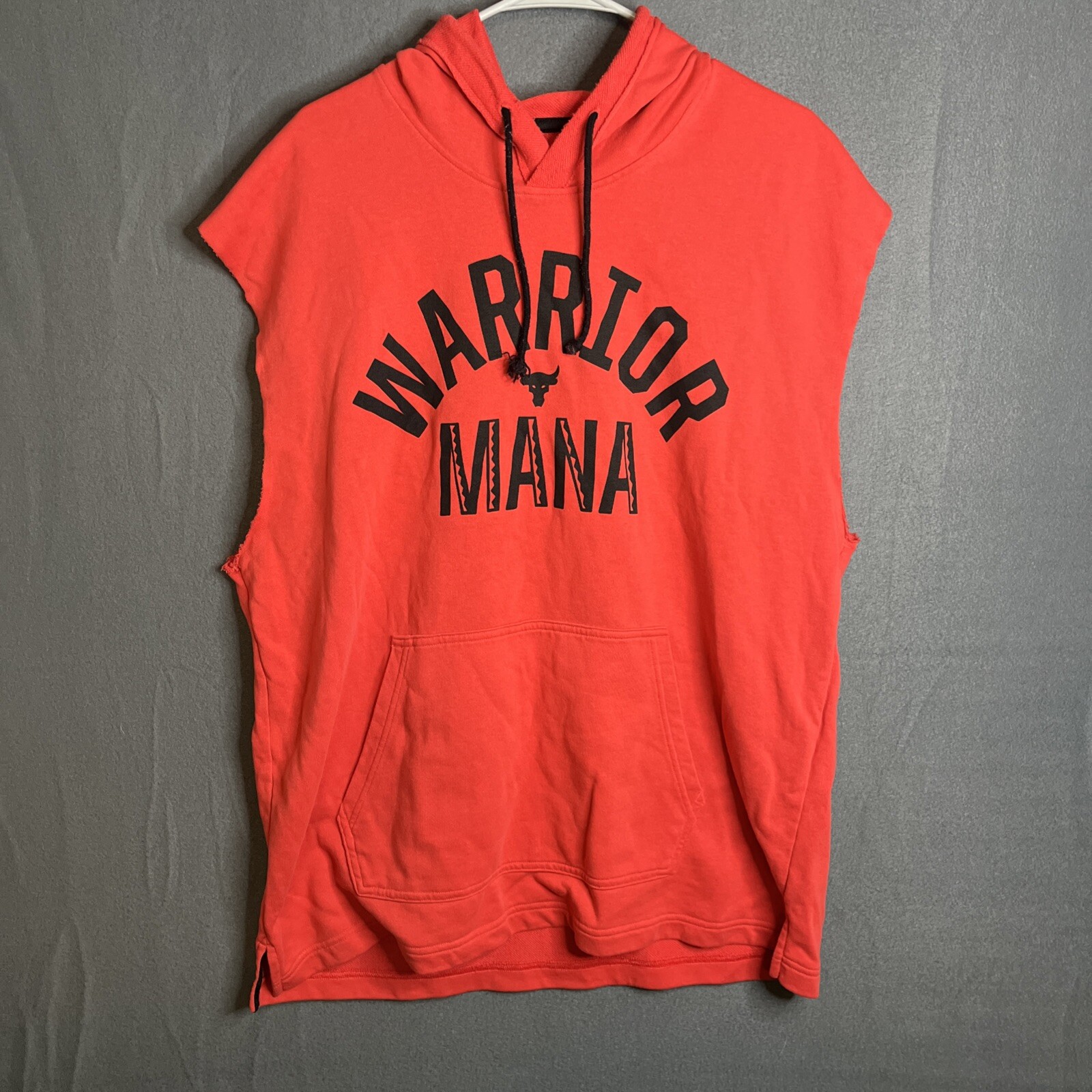 Under Armour Warrior Mana Project Rock Sleeveless Pullover Hoodie Men's XXL 2XL