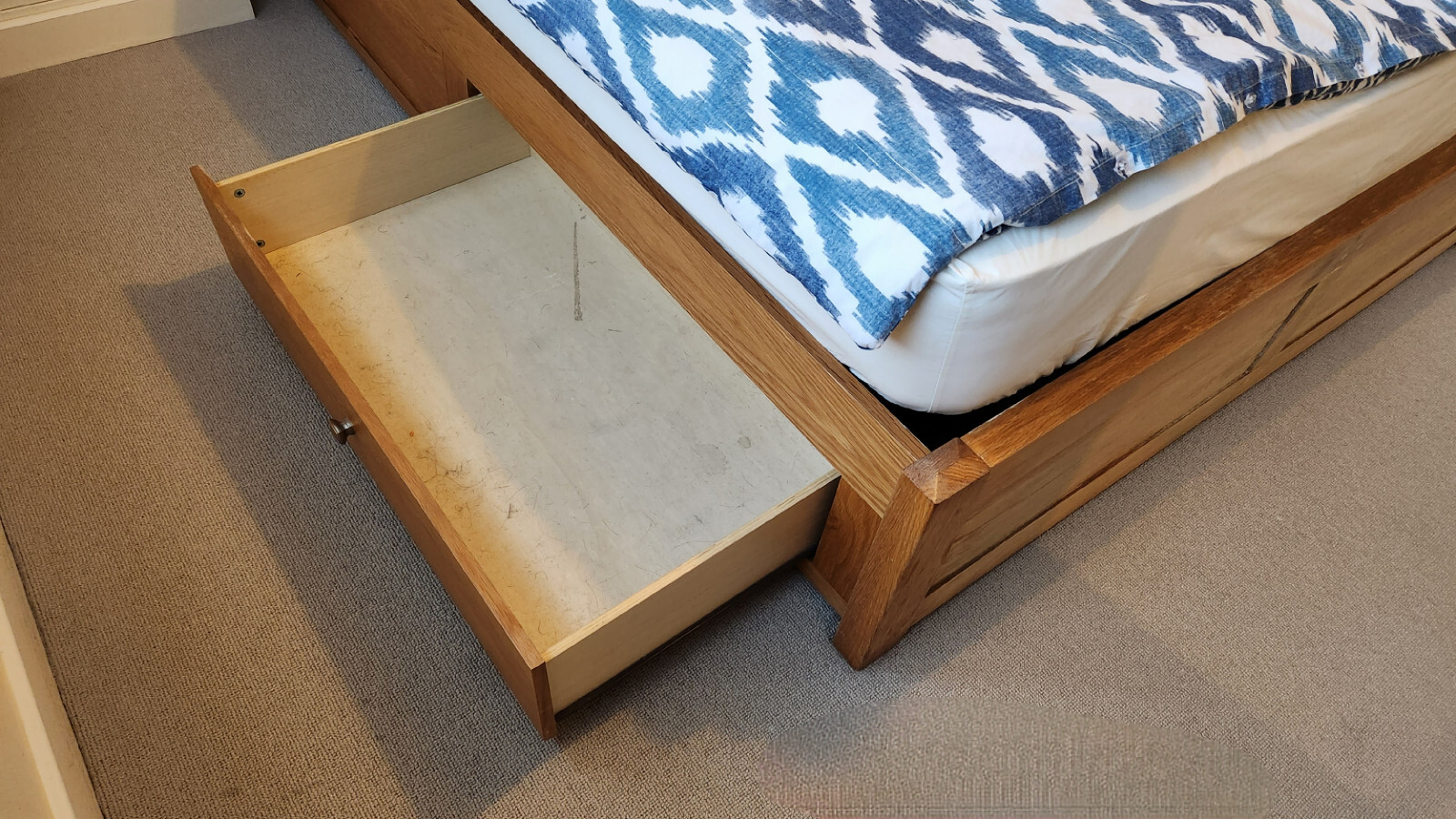 King Size Vaneer Wooden / Wood Bed Frame (Collection from London) eBay