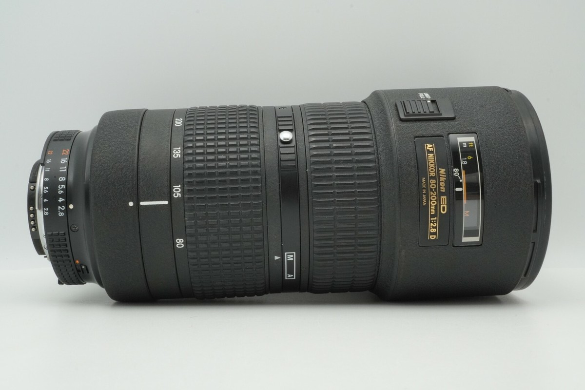 N.MINT】 Nikon ED AF NIKKOR 80-200mm 1:2.8 D NEW with Hood from