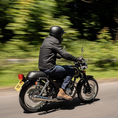 Oxford Holborn Mens Wax Cotton Motorcycle Jacket Vintage Classic Motorbike Black - Picture 4 of 19
