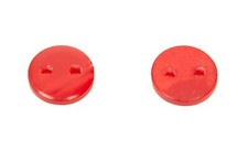 Juego de 4 botones redondos de pl stico con dos agujeros mm.11 x 11 x 3 mm artic