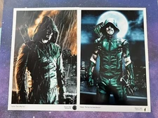 Stephen Amell Arrow CW TV Show Art Print 11x17 lot of 2 prints Brian C. Roll