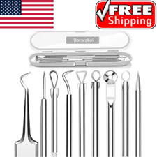 Kit Removedor de Puntos Negros Pinzas Para Sacar Espinillas Acne Blackhead Tool.