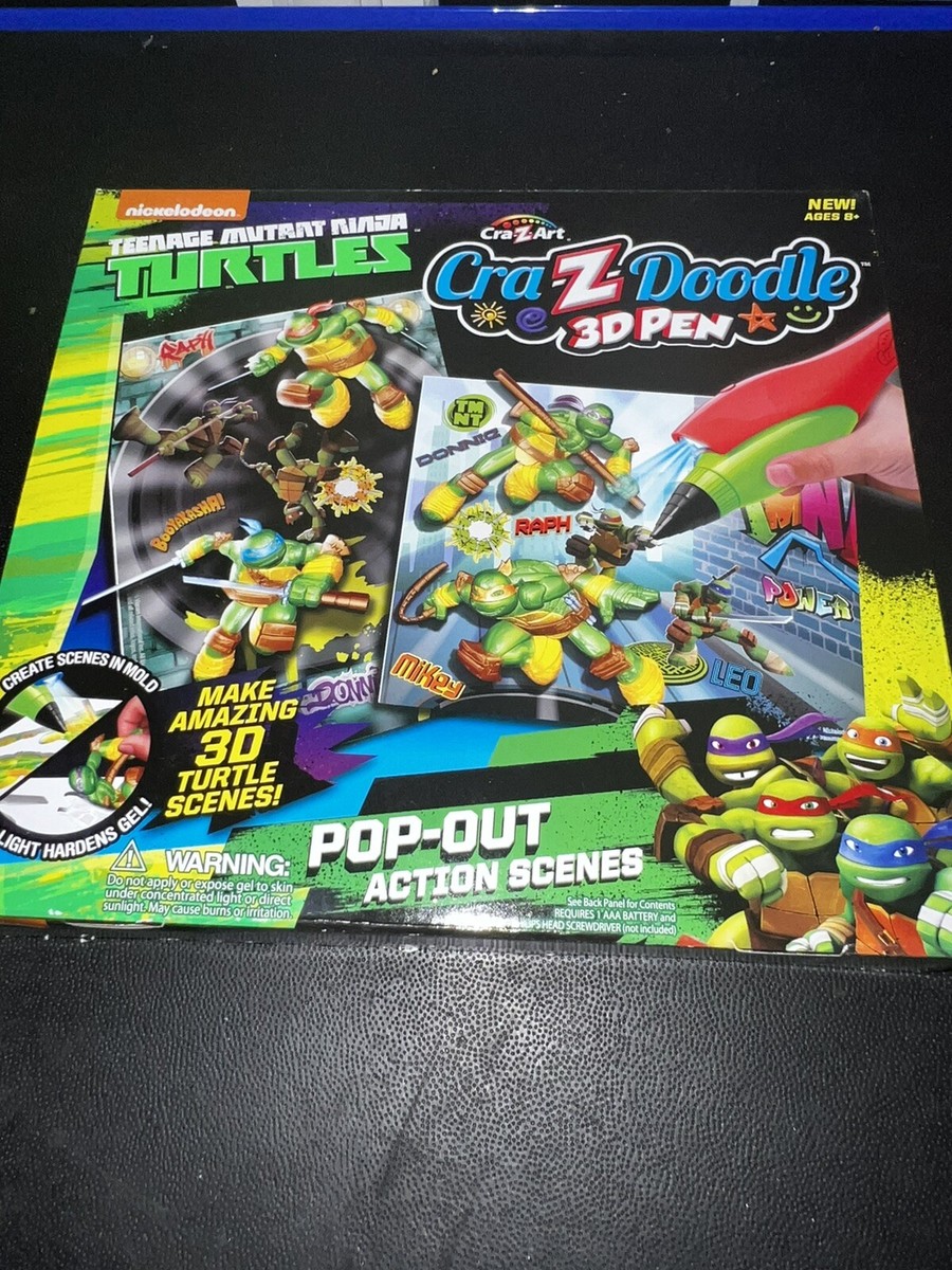 Crazy-Z-Art Doodle TMNT 3D Pen Pop Out | eBay