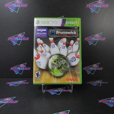 Brunswick Pro Bowling Xbox 360 Year Warranty Game Case