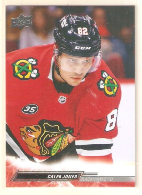 Caleb Jones 2022-23 Upper Deck Series Base Card #294 Blackhawks