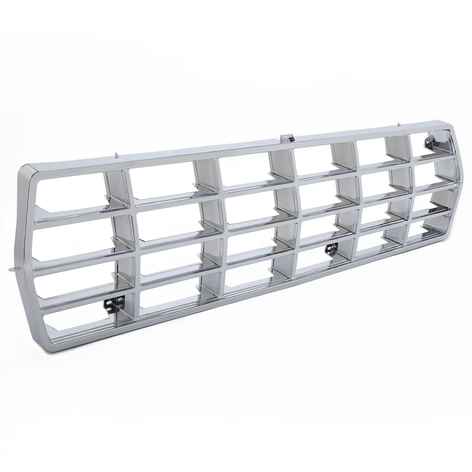 Conjunto de parrilla delantera cromada para Ford F-150 F-250 F-350 F-100 Bronco 1978 1979 Foto 3 de 4