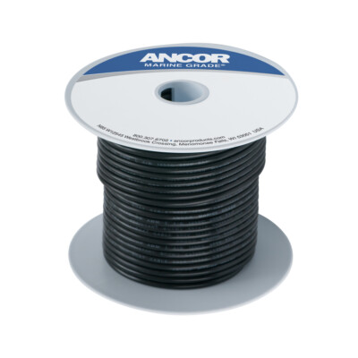 ANCOR MARINE GRADE PRODUCTS 104050 14 Ga Black Tinned Wire 500'