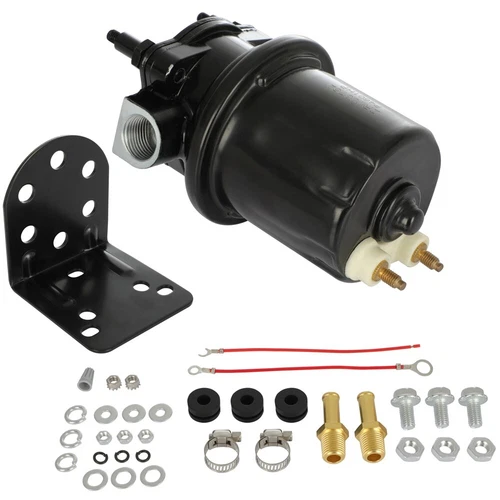 Black Electric Fuel Pump Alternative 100GPH 15 PSI P4601HP - Picture 5 of 12