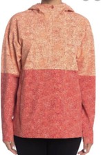 NWOT OUTDOOR VOICES Rectrek Jacket Pullover Colorblock Speckled Orange XS