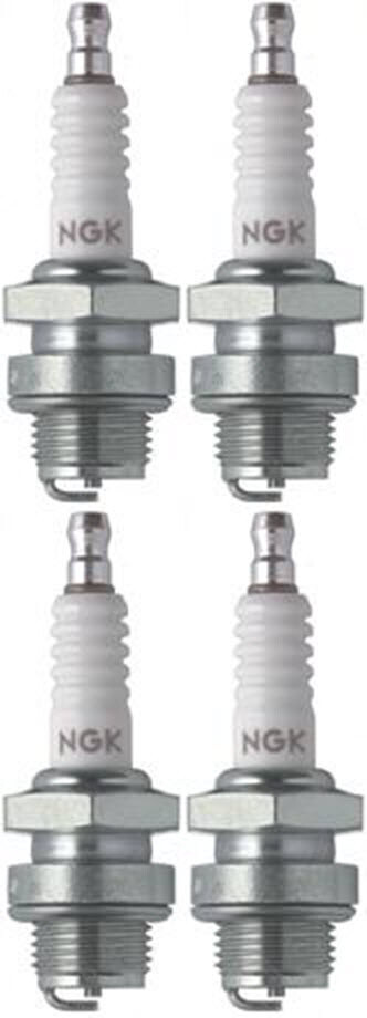 Set of 4 NGK Standard Spark Plugs for ski-Doo OLYMPIQUE 1977 Engine 440cc
