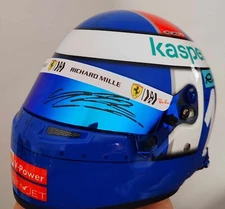 CHARLES LECLERC ORIGINAL SIGNED FERRARI BELL 1:2 MONACO GP 2021HELMET, BOX, NEW