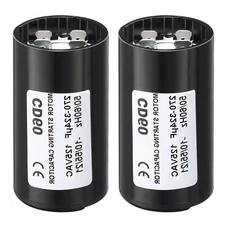 2 Pack Motor Start Capacitor 270-324uF/Mfd 125V 50/60Hz CD60 Run Capacitor Motor