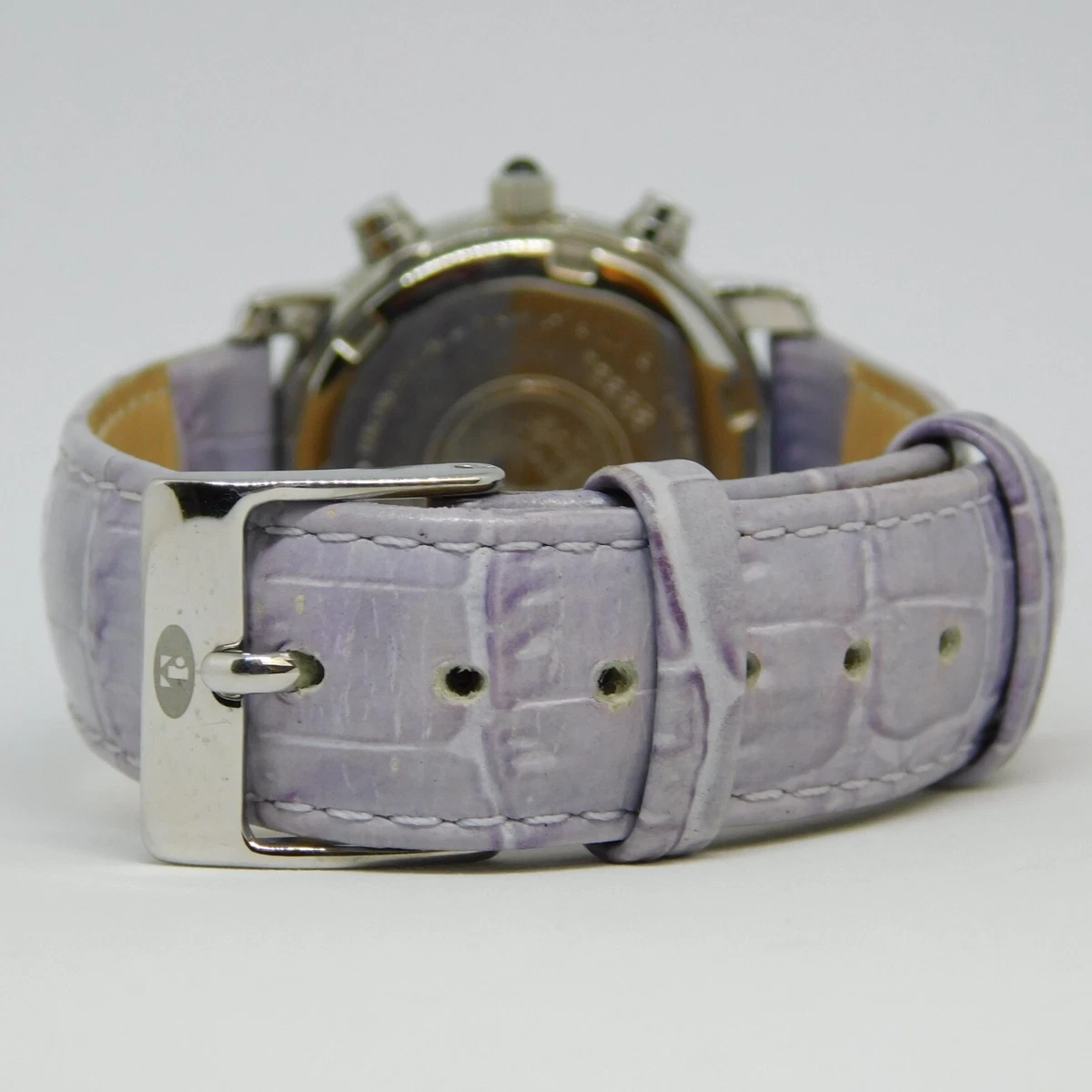 TIME FORCE 2289L Chronograph Quartz Analog Women's Watch New Battery