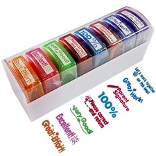Rectangular Teacher Stamps for Grading Classroom  Parent Signature Teacher