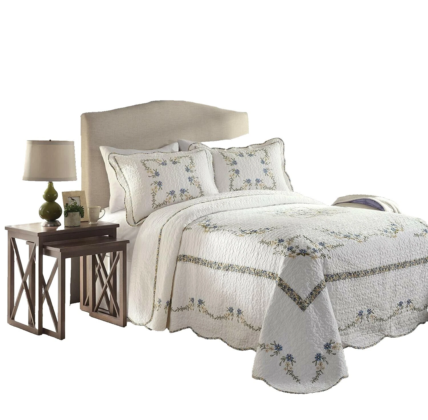 King Vintage/Retro Floral Quilts, Bedspreads & Coverlets