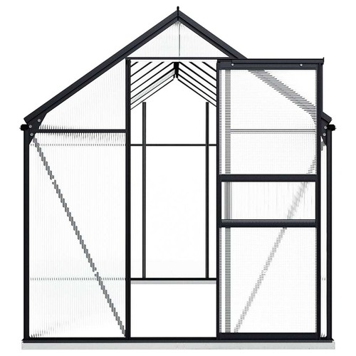 Greenhouse Aluminium Frame Green House Anthracite Storage Garden Shed - Picture 17 of 62