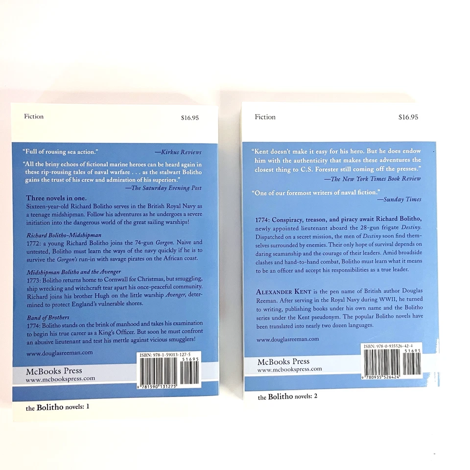 The Complete Midshipman Bolitho Lot of 5 Books Softcover by Alexander Kent Foto 4 de 4