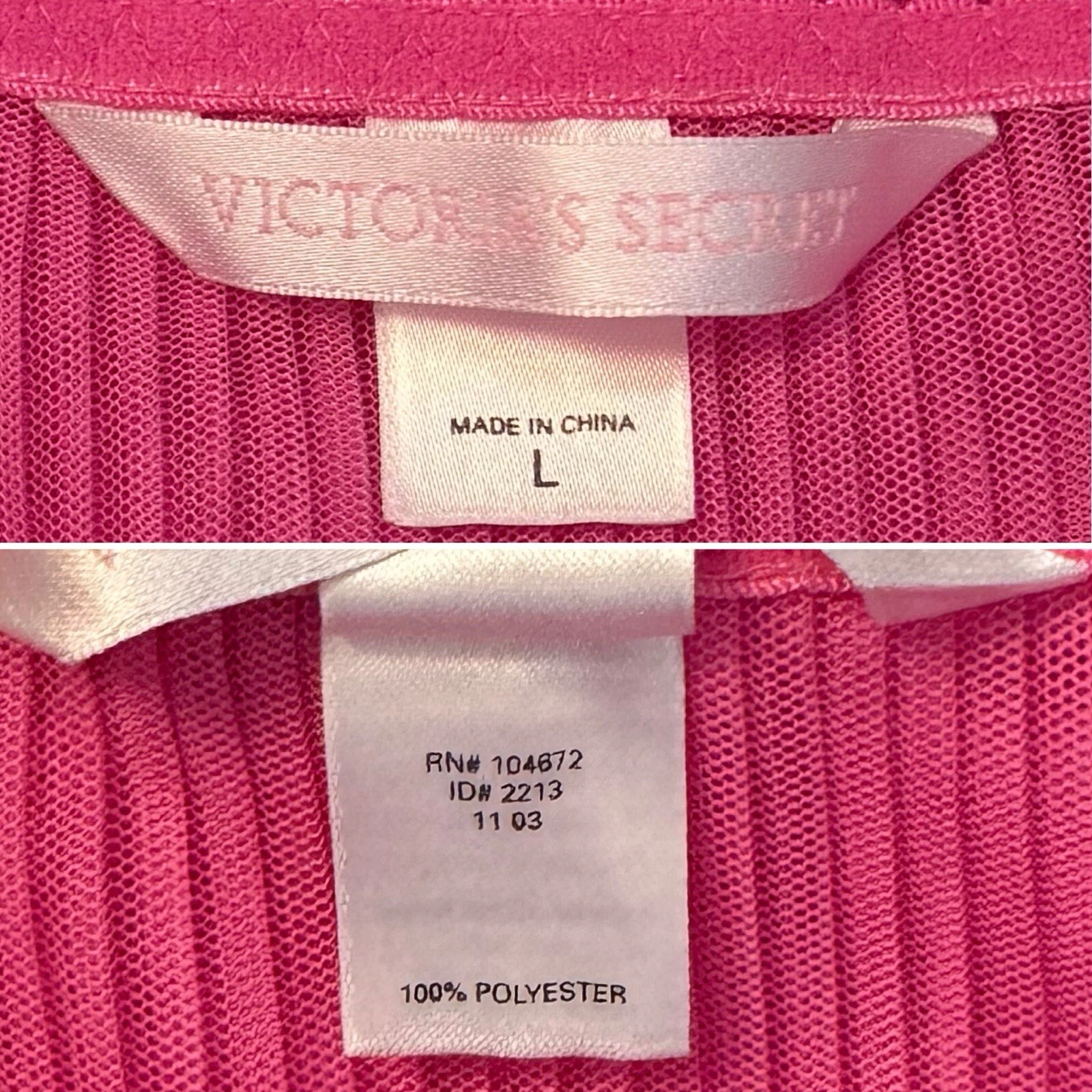 UNDERCOVER Abito slip bambola rosa Y2K Victoria's Secret cordino da latte L