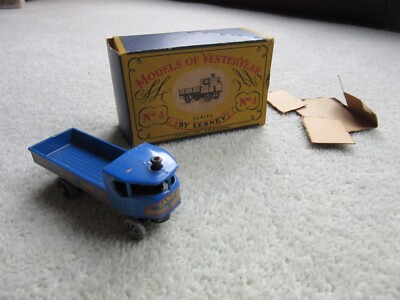 マッチボックス　レズニー　No.4 センチネルスチームワゴン MATCHBOX MODELS OF YESTERYEAR NO.4 SENTINEL STEAM WAGGON | eBay UK