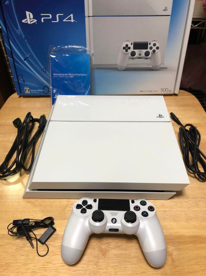 Sony PlayStation 4 PS4 CUH-1100AB02 500GB White Game Console Box Free  Shipping