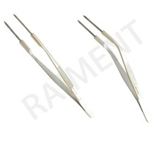 Tungsten Tip Flame wrok Tweezer Thin Hanlde 8 Inch