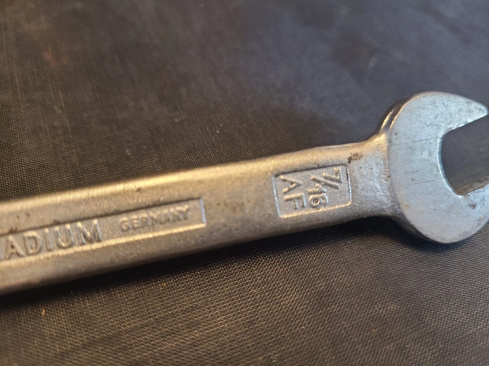 MATADOR DE COLECCIÓN Nº LLAVE LLAVE ABIERTA 100 CROMO-VANADIO 1/2 AF X 7/16AF ALEMANIA Foto 3 de 4