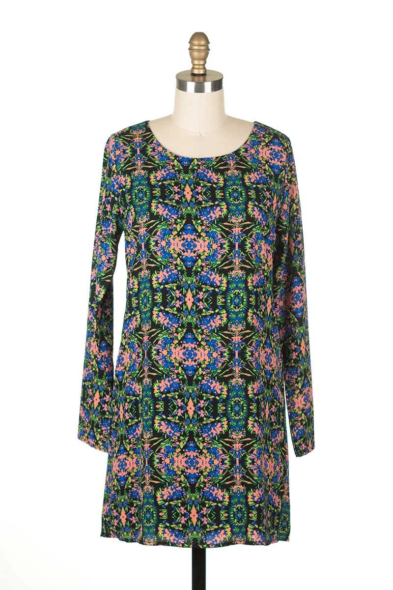 Everly Long Sleeve Shift Dress | eBay