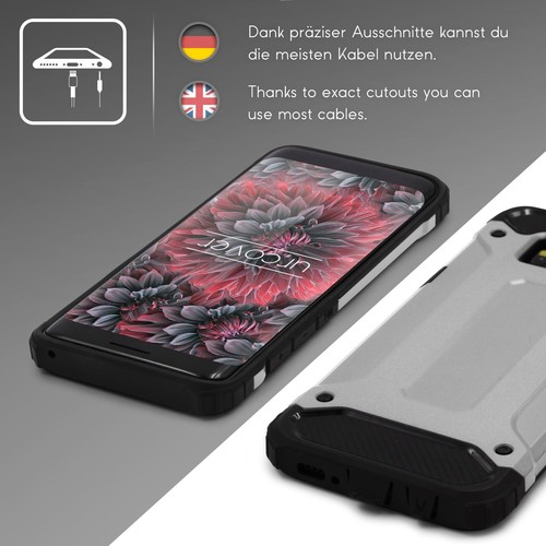 Urcover® Custodia Steel Series Dual Layer | Cover Due Parti Vetro Protettivo - Picture 57 of 60