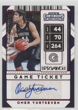 2020 Panini Contenders Draft Picks Game Ticket Red Omer Yurtseven #100 Auto 0ad
