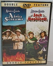 Abbott & Costello: Africa Screams & Jack Beanstalk - DVD - GOOD