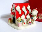 SNOOPY PEANUTS CHARLIE BROWN WOODSTOCK LENOX FINE IVORY CHINA CHRISTMAS FIGURE  — photo 1