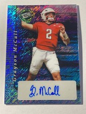 GRAYSON MCCALL 2024 Leaf Metal Collective '00 PP Shimmer Blue AUTO 1/20 (U2)