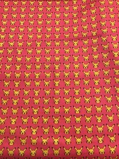 1 YARD Pokemon Cotton Fabric 36  x42  