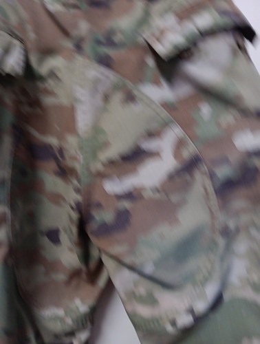 Pantaloni da guarnigione mimetici esercito americano 50/50 NYCO pantaloni tessuto MEDIUM Scorpion - Foto 10 di 12