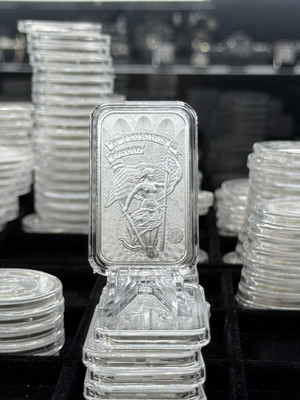 1 Troy oz Lady Liberty E. Pluribus Unum Silver Bar .999 In Capsule