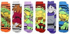 Teenage Mutant Ninja Turtles Men's Crew Socks Official TMNT 6 Pair Pack