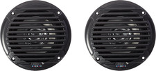 Jensen MS5006BR Black 5.25" Dual Cone Waterproof Speakers