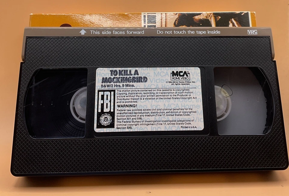 To Kill a Mockingbird VHS 1962, 1980s MCA Tan Gate Gregory Peck *Buy 2 Get 1* - Image 3 of 3