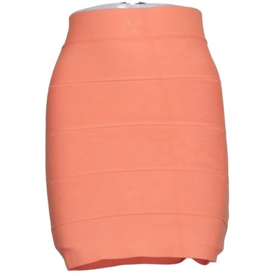 Bcbgmaxazria, Rock, Größe: XS, Orange, Elasthan/Polyamid/Viskose, Streifen #rEz