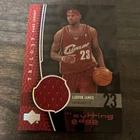 2005-06 Upper Deck Trilogy Lebron James The Cutting Edge Relic #CE-LJ Jersey