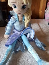 Disney's Frozen 2 Elsa 16 Inch Plush Sparkle Princess Doll
