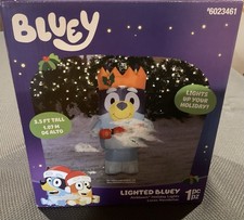 Gemmy Bluey 3.5ft Airblown Lighted Christmas Inflatable Holiday Yard Decor