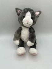 Kohls Cares If You Give Cat a Cupcake Gray Grey White Kitty Plush 14" Kohl's