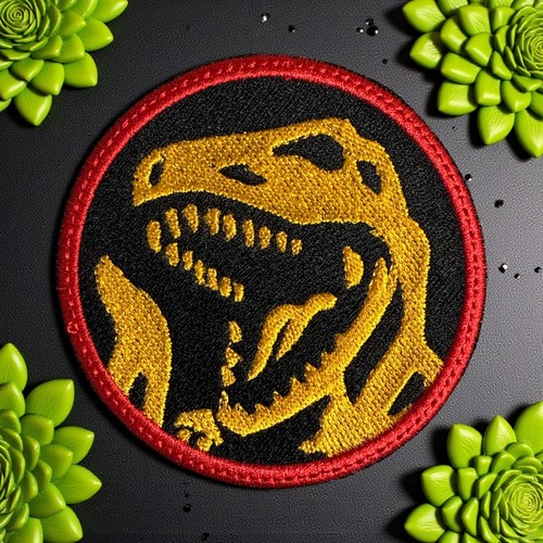 Mighty Morphin' Power Ranger Red Ranger Coin Logo Embroidered Patch 3.5" X 3.5" - Picture 4 of 7