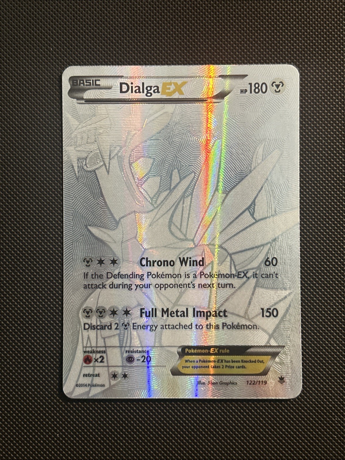 Dialga ex 2014 XY: Phantom Forces #122/119 Holo (Secret) Price