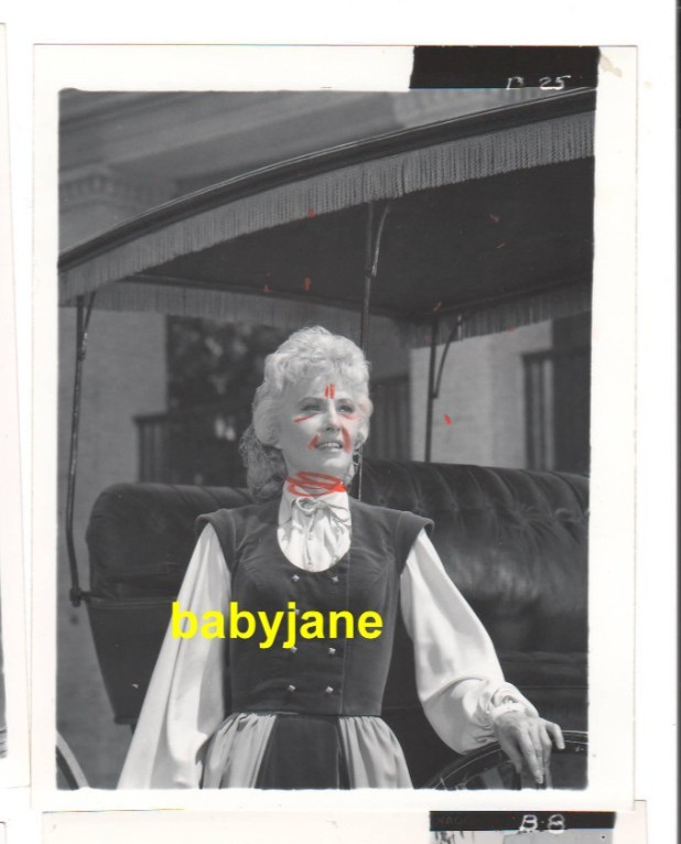 BARBARA STANWYCK ORIGINAL 4X5 PHOTO BY CARRIAGE 1960'S THE BIG VALLEY