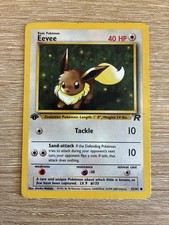 Eevee 55/82 Common 1st Edition Team Rocket Pokémon Card on eBay