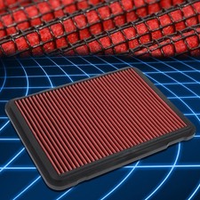 Washable Drop-In Replacement Air Filter For 98-07 Land Cruiser / LX470 4.7L Red