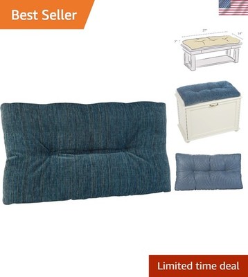 Versatile Non-Slip Bench Cushion - 27 Inch Tufted Comfort for Bays & Nooks